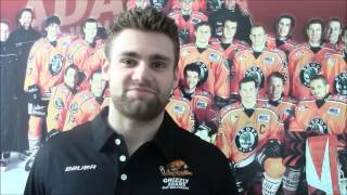 Gerrit Fauser im ersten Interview beim EHC [upl. by Nosnorb]