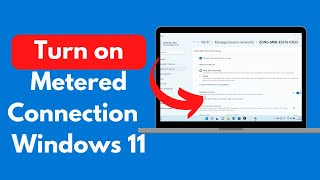 Turn on Metered Connection on Windows 11 Quick amp Easy [upl. by Llehsim]