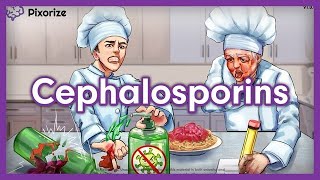 Cephalosporins Mnemonic for Nursing Pharmacology NCLEX [upl. by Auqenahc191]