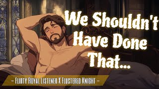 Waking Up In Your Knights Bed Spicy Confession ASMR RP [upl. by Reifnnej735]