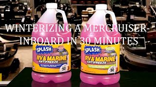 How To Winterize a MercruiserInboard in 30 minutes Super Easy [upl. by Ring]