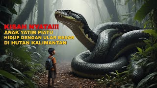 VIRAL SEORANG ANAK YATIM PIATU HIDUP DENGAN ULAR RAKSASA DI DALAM GOA HUTAN KALIMANTAN [upl. by Anitsej279]