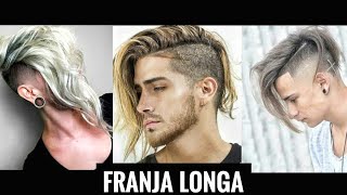 PENTEADOS FRANJA MASCULINA  CORTE PARA CABELO GRANDE MASCULINO [upl. by Nref]