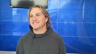 Boise State quarterback Maddux Madsen on Georgia Southern win Saturdays game at Oregon [upl. by Lirva]