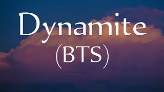 Dynamite BTS lyrics [upl. by Centonze23]