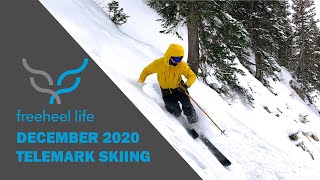 Freeheel Life Team Telemark Skiing  December 2020  Alta UT [upl. by Inad]