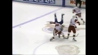 1993 Playoffs Tor  Det  Game 1 Highlights [upl. by Eedyaj]