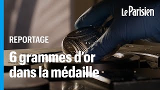 « Cest un bijou »  au cœur de la fabrication des médailles des JO [upl. by Yevoc]