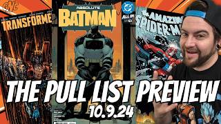 New Comics Preview Absolute Batman Transformers Amazing SpiderMan amp More  The Pull List 10924 [upl. by Nickles]