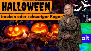 Trockenes Gruselwetter Oder fällt Halloween ins Wasser Frostiger Start zu Allerheiligen [upl. by Adeehsar]