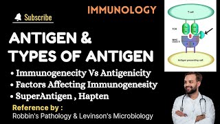 Antigen  Types of Antigen  immunogenicity  Antigenicity  SuperAntigen  Hapten [upl. by Ekusoyr]