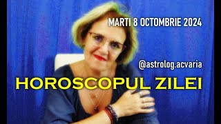 EA SI EL IN SEDINTA 💑 MARTI 8 OCTOMBRIE 2024 ☀♎ HOROSCOPUL ZILEI cu astrolog ACVARIA [upl. by Anabella]