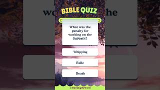 LTW  Book of Exodus  Bible Quiz 7 [upl. by Erehpotsirhc]