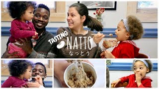 TRYING NATTO  STICKY SLIMY SMELLY SUPERFOOD [upl. by Janette501]