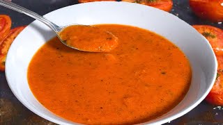 The Best Homemade Roasted Tomato Basil Soup [upl. by Beatrice]