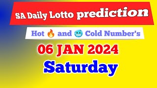 Sa daily lotto prediction for 06 January 2024  south africa daily lotto prediction [upl. by Ducan]