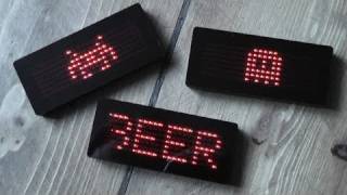 LED Message Board  Geeky Gadget  Retro Fun  RetroGameTech [upl. by Izmar]