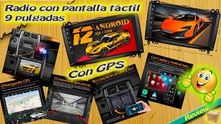 Radio con pantalla táctil 9 pulgadas 2GB32GB para coche con Android 12 [upl. by Aerdied]