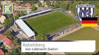 KarlLiebknechtStadion  SV Babelsberg 03 amp 1 FFC Turbine Potsdam  Google Earth  2017 [upl. by Anny]