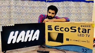 EcoStar LED TV 32 inches Unboxing amp Review [upl. by Johna]