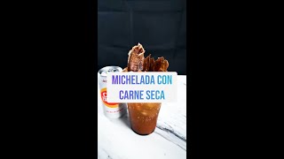 Michelada con Carne Seca y Camarón  Receta Dayvasos [upl. by Raseda]