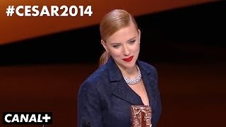 Scarlett Johansson  César dhonneur 2014 [upl. by Orlan]