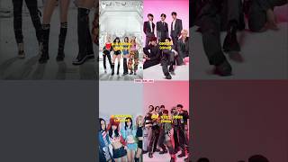 BLACKPINK Songs Cover by KPop Groups 🔥😱jennie jisoo lisa rosé blackpink shorts [upl. by Samuella]