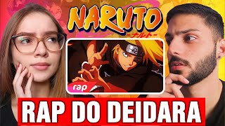 PROFESSORA DE GEOGRAFIA REAGE 😯  Rap do Deidara Naruto  A ARTE É A EXPLOSÃO  NERD HITS  REACT [upl. by Tali]