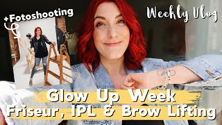 Glow Up Week Friseur IPLHaarentfernung amp Brow Lifting  Weekly Vlog 43  Sabrina Sterntal [upl. by Nairrad]