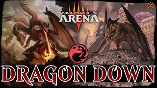 BURNING THE WORLD  MTG Arena  Mono Red Dragon Aggro Burn Combo Ixalan Standard Deck [upl. by Ocramed371]