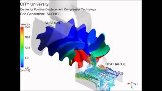 Screw Compressor CFD Analysis [upl. by Appilihp]