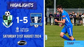 Birtley Town 1 Dunston UTS 5  Emirates FA Cup First Round Qualifying Highlights [upl. by Nirrep199]