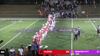 Algona Football vs Webster City 101824 [upl. by Moran]