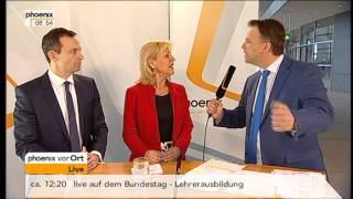 Interview mit Volker Wissing FDP und Dagmar Enkelmann Die Linke vom 26042013 [upl. by Sommer]