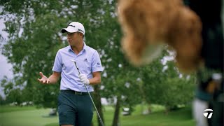 How Collin Morikawa Warms up for a Round on the PGA Tour  TaylorMade Golf [upl. by Bilek]