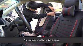 Car Seat Cover Full Set Installation Video [upl. by Way191]