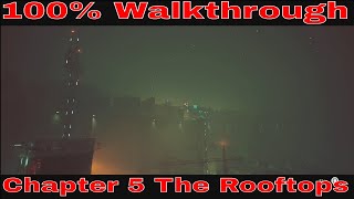 Stray 100 Walkthrough Chapter 5 The Rooftops [upl. by Orland]