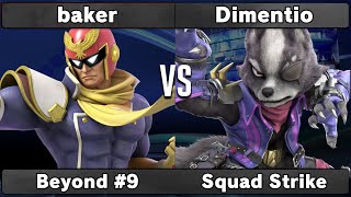 baker vs Dimentio  Squad Strike  Beyond 9 [upl. by Giaimo]