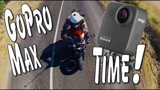 GoPro Max for 360 Motorcycle footage First days on the Triumph Bobber [upl. by Mitchael]