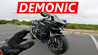 Ninja H2 Ride and Review  This Motorcycle is INSANE [upl. by Ellimak]