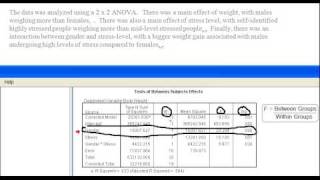 Factorial Design Part C Writing Up Results [upl. by Yrovi753]