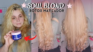 USEI ALINHADOR CAPILAR PARA LOIRAS  RICHÉE SOUL BLOND  BOTOX MATIZADOR PARA LOIRA  DICAS DA PAULA [upl. by Ferne761]