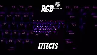 Redragon Kumara K552 RGB Light Effects that are CRAZY shorts [upl. by Aynos]