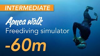 Apnea walk  Freediving simulator 60m [upl. by Aowda267]