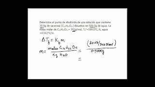 Calcular punto de ebullición [upl. by Nunes]