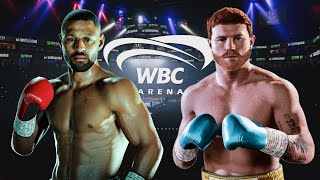 Kell Brook vs Canelo Alvarez  Undisputed Boxing Game Early Access ESBC [upl. by Nele735]