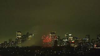 2023 New Years Eve Fireworks in Calgary Alberta Canada [upl. by Diarmit902]