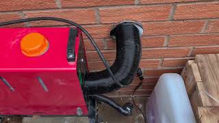 Chinese diesel heater that is heating my house Subscribe amp Like it will help make these videos [upl. by Gar]