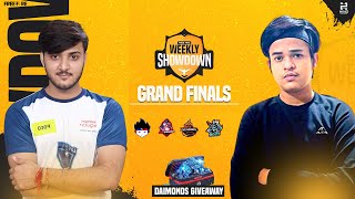 FreeFire Weekly Showdown Week 5  Finals  Ft TSG Galaxy Racers DAD amp NXT Hind Esports [upl. by Plumbo]