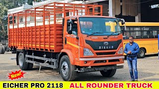 EICHER PRO 2118  All Rounder Truck  Price Mileage Specifications Review eichermotors [upl. by Arvie]